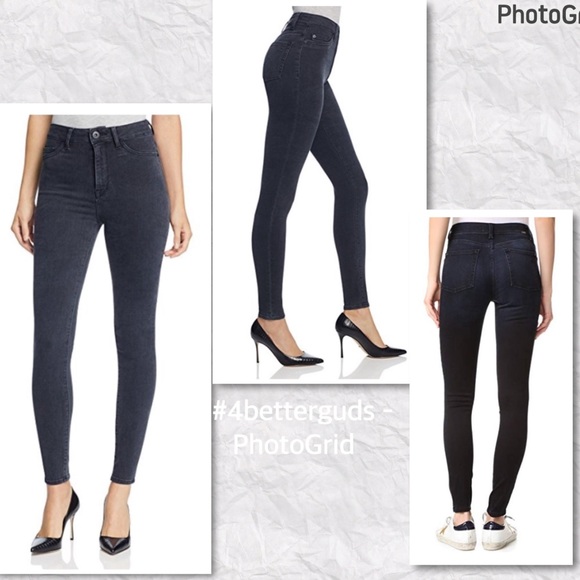 DL1961 Jessica Alba JAxDL No. 1 Trimtone Skinny High Rise Jeans in Battle 27 - Picture 12 of 16